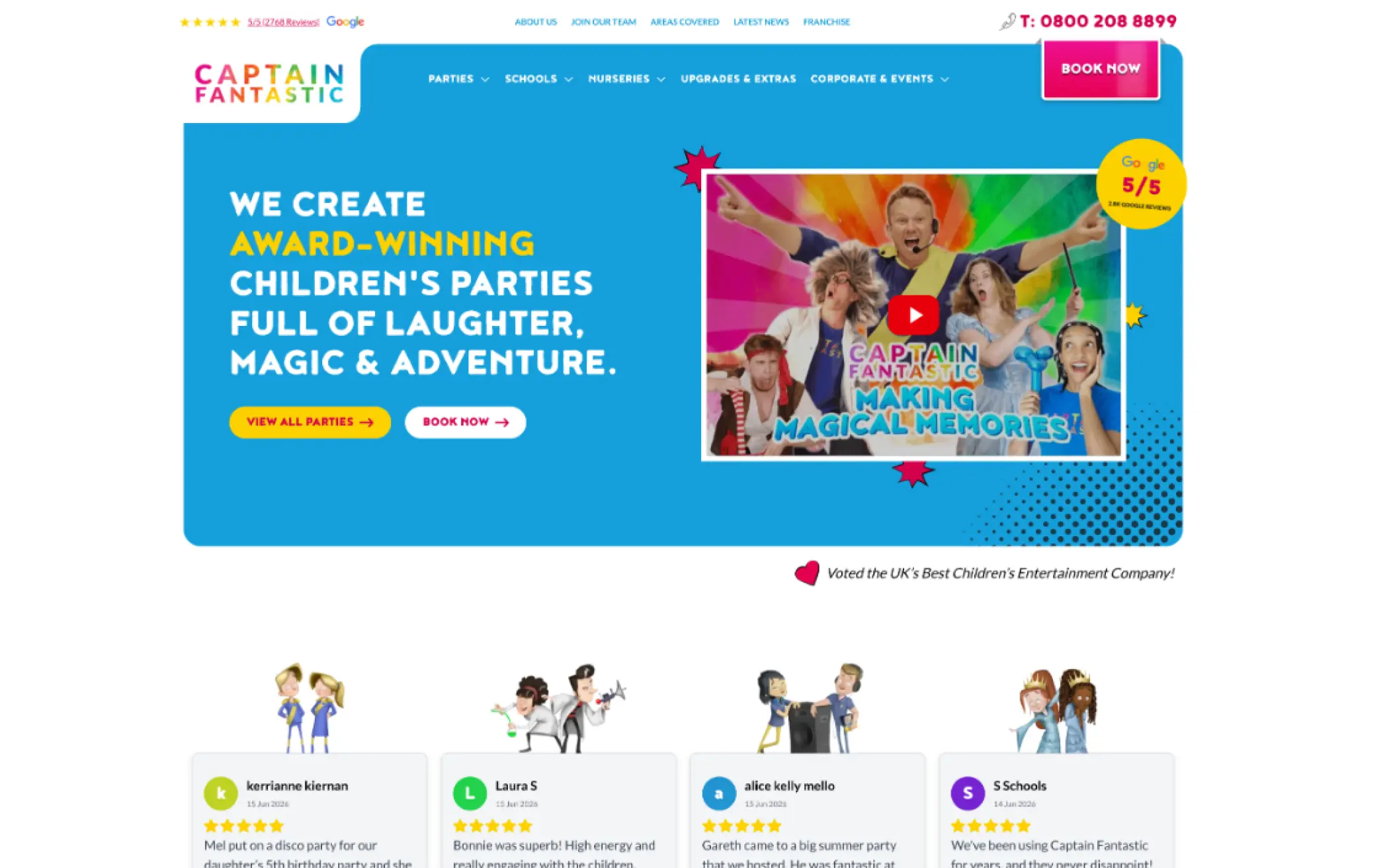 Captain Fantastic - Kids Entertainment & Booking