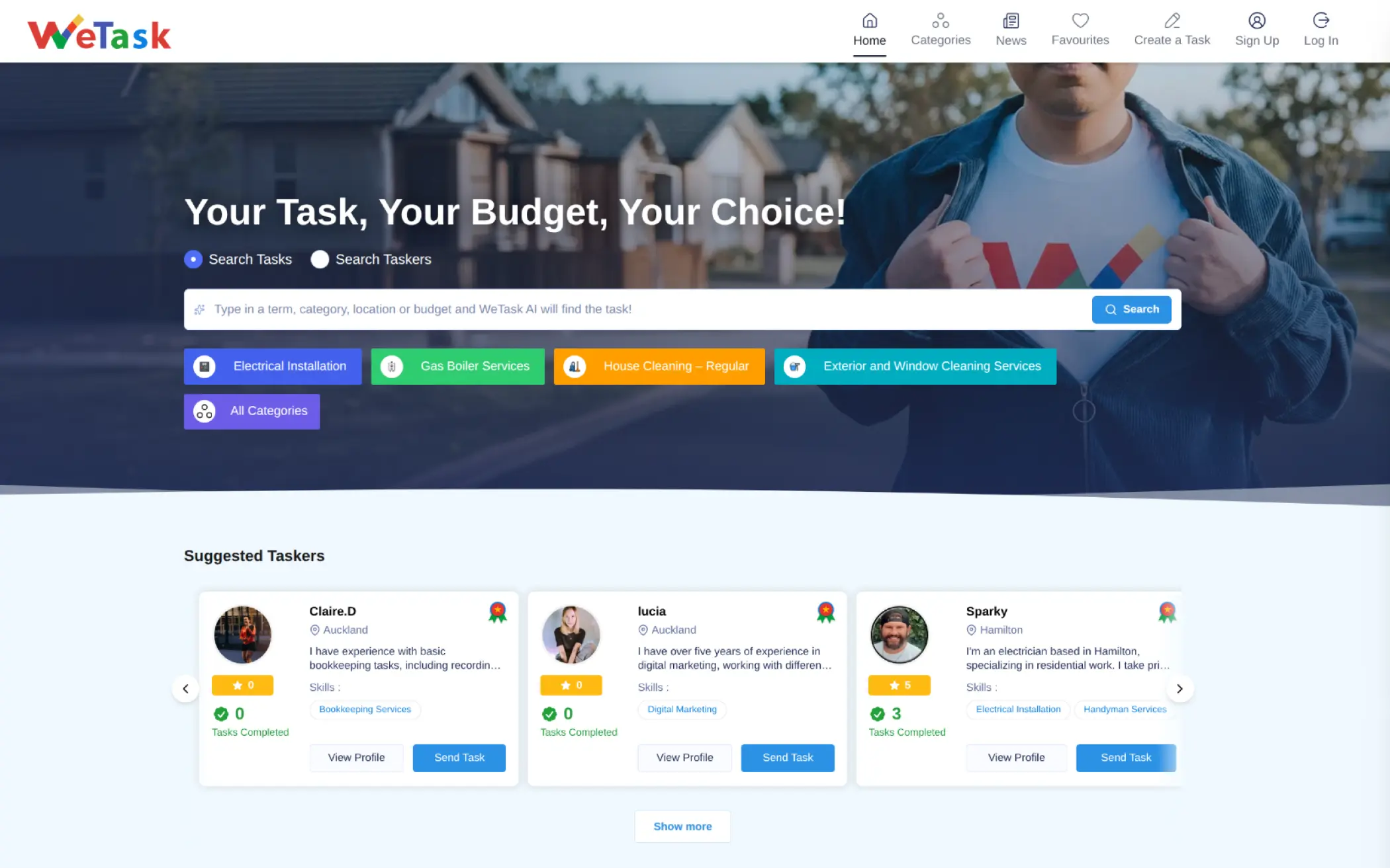 WeTask - Gig-Based Work Marketplace